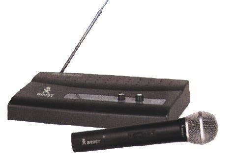 Microphone de tête sans fil, format casque, compatible VHF