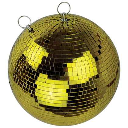 Boule a facettes 40 cm gold