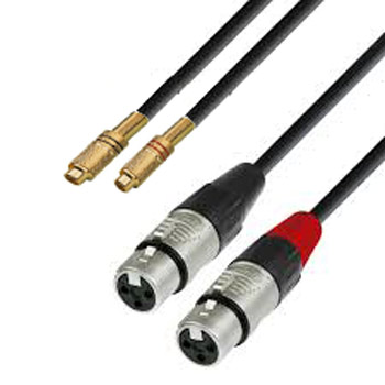 CORDON XLR FEM RCA FEM STEREO