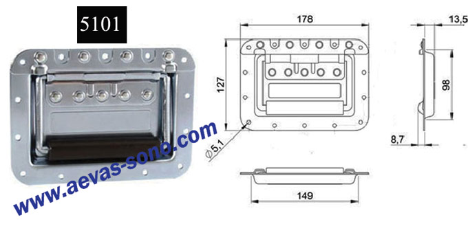 POIGNEE ENCASTRA GM 5101